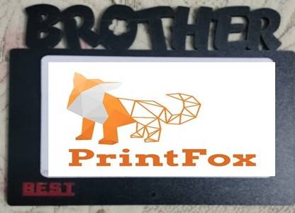 PrintFox Wood Table Photo Frame