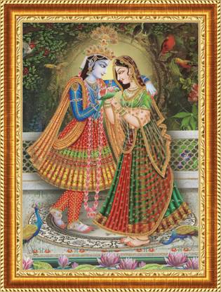 craftery Radha Krishna 461 inch Digital