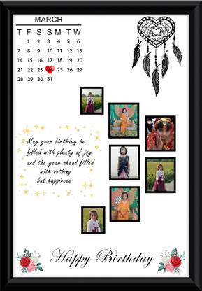 CHECHI Wood Wall Photo Frame