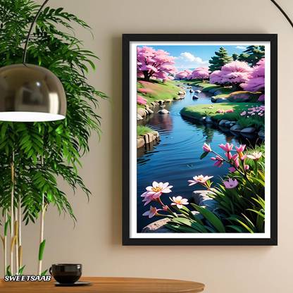 sweetsaab Acrylic Wall Photo Frame