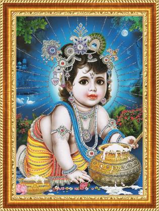 craftery Bal Krishna 297 inch Digital