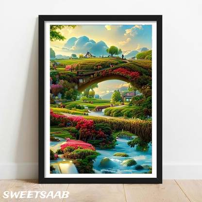 sweetsaab Acrylic Wall Photo Frame