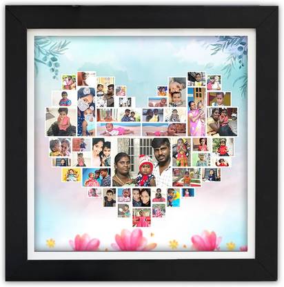 GR CREATIONSS Wood Wall Photo Frame
