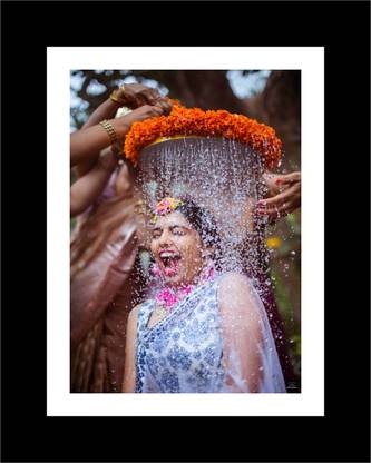 SENSY ARC Wood Wall Photo Frame