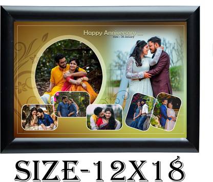 DLY STUDIO Wood Wall Photo Frame