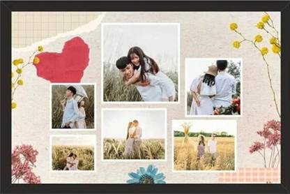 SHREE PIX MDF Wall Photo Frame