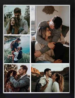 SPG FRAMING Wood Wall Photo Frame