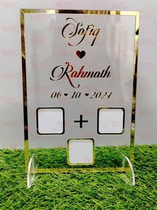 Npc Acrylic Table Photo Frame