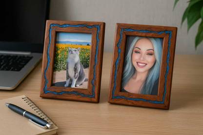 Naaz Wood Table Photo Frame