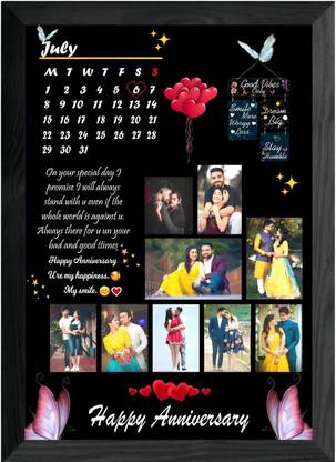 SL GIFTS MDF Wall Photo Frame