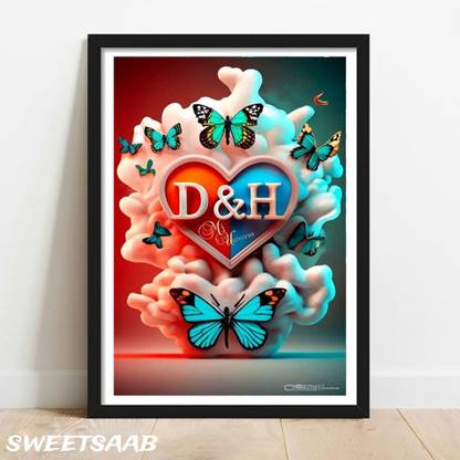 JRB Acrylic Wall Photo Frame