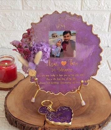 Resin Acrylic Table Photo Frame