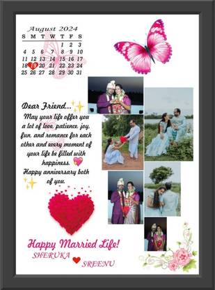 SHREE PIX MDF Wall Photo Frame