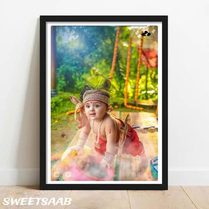 sweetsaab Acrylic Wall Photo Frame