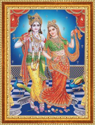craftery Radha Krishna 294 inch Digital