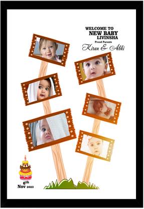 FrameFusion Wood Wall Photo Frame