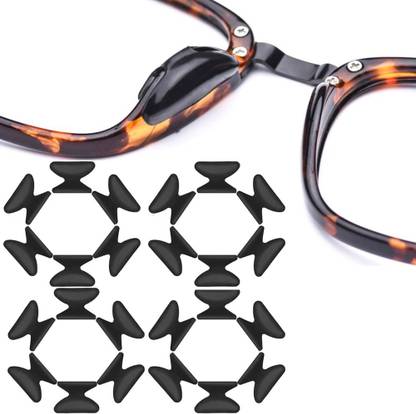 STHIRA 12 Pairs Eyeglass Nose Pads, Anti-Slip Silicone Glasses Nose Support Pads Stick On Nose Pad