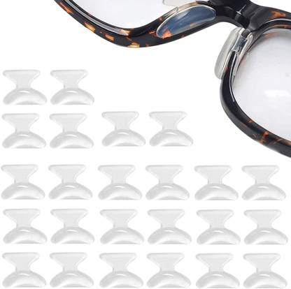Zeitel Eyeglass Nose Pads, Anti-Slip Silicone Glasses Nose Support Screw On Nose Pad