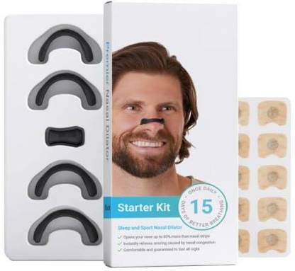 Prim Enterprise Breathing Nasal Strip Starter Kit (15 Count) Nose Shaper