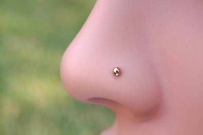 SMARNN Gold-plated Plated Metal Nose Stud
