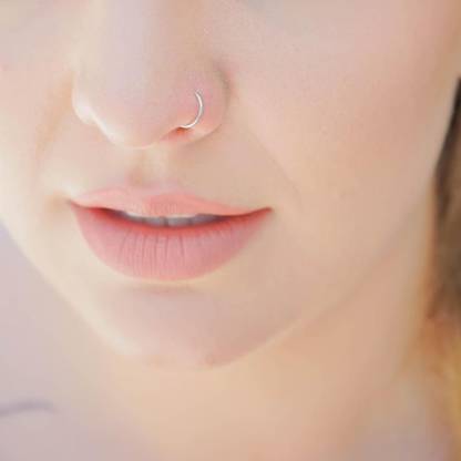 smileplace Silver Plated Silver Nose Ring