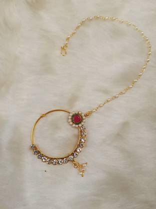 ss art Agate Gold-plated Plated Alloy Nathiya
