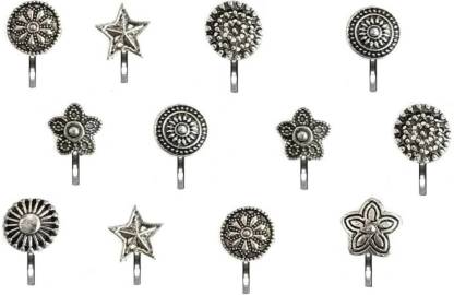 Myra Collection Silver Plated Metal Nose Stud