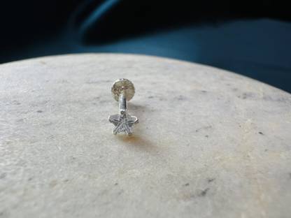 arte jewels Sterling Silver Plated Sterling Silver Nose Stud