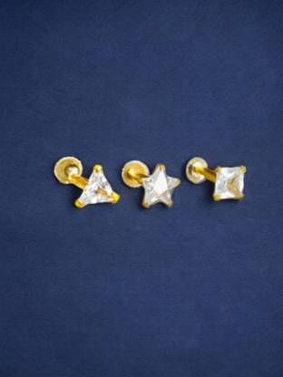 RENU CREATION Beads Gold-plated Plated Metal, Alloy, Brass, Tungsten Nose Ring