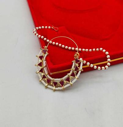 parth fancy artificial Zircon Gold-plated Plated Alloy Nose Ring
