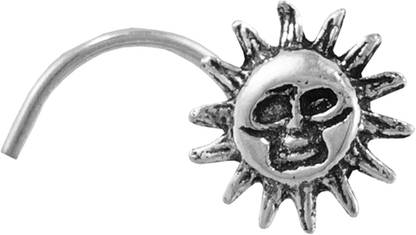 Goldfish Silver Nose Stud