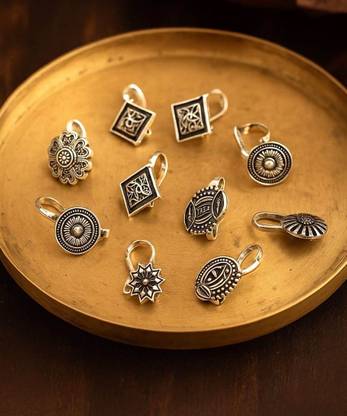DIMIKI Sterling Silver Plated Sterling Silver Nose Stud
