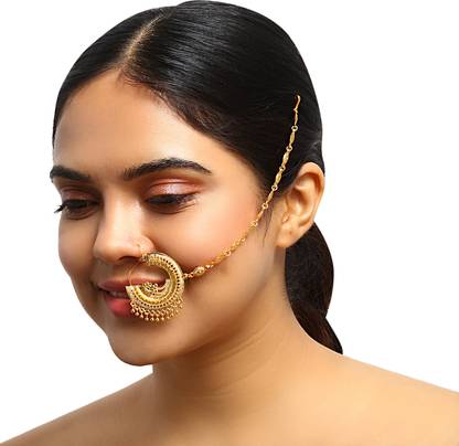 Headshot Gold-plated Plated Brass Nathiya