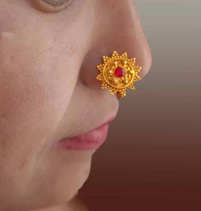 Gorkhastyle Gold-plated Plated Brass Nose Stud