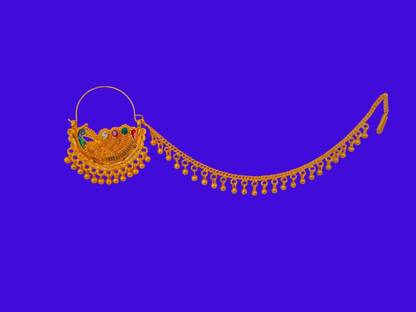 Nathiya Rajputi Brass Plated Brass Nathiya