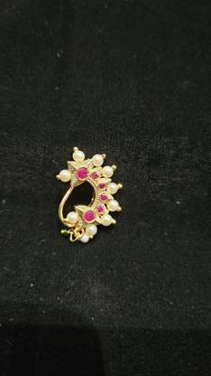 Abhesha Jewellery Alloy Nose Stud