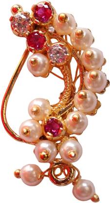 mycoh Cubic Zirconia Gold-plated Plated Brass Nose Ring
