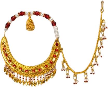 Headshot Cubic Zirconia Gold-plated Plated Brass Nathiya