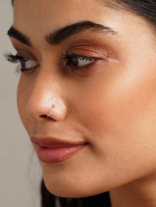 arte jewels Sterling Silver Plated Sterling Silver Nose Ring