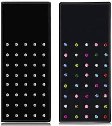 Arbuda Maa Immitation Silver Plated Stainless Steel Nose Stud