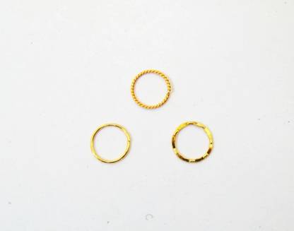 RENU CREATION Beads Gold-plated Plated Metal, Alloy, Brass, Tungsten Nose Ring