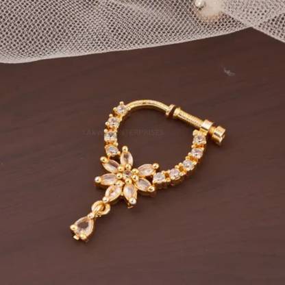 Lakwal Enterprises Sterling Silver Plated Sterling Silver Nose Ring