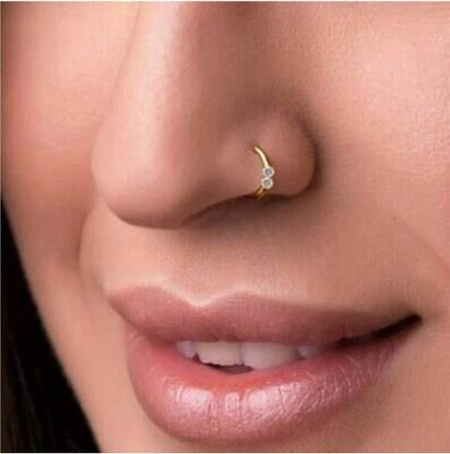 house of common Gold-plated Plated Metal, Alloy, Brass, Tungsten Nose Stud