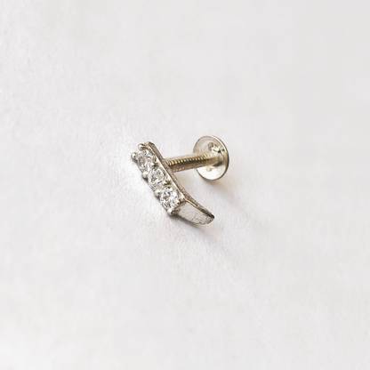 Ryans Zircon Sterling Silver Nose Stud