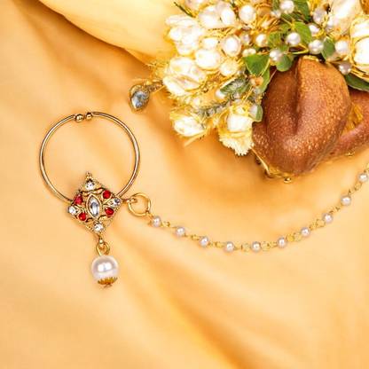 Angel In You Cubic Zirconia Gold-plated Plated Alloy Nose Ring