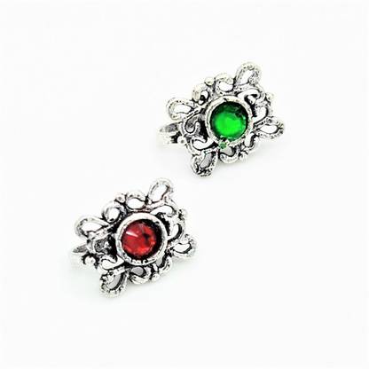 Lukello Silver Plated Brass Nose Stud