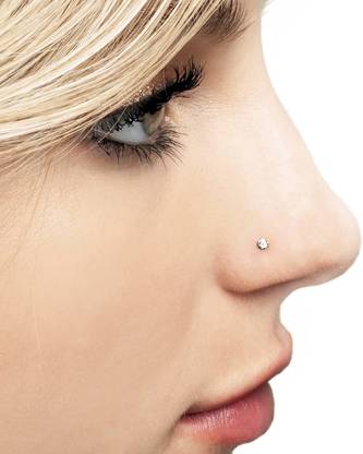 shivlekha Diamond Alloy Nose Stud