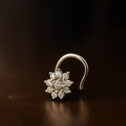 The Velvet Box Sterling Silver Nose Stud