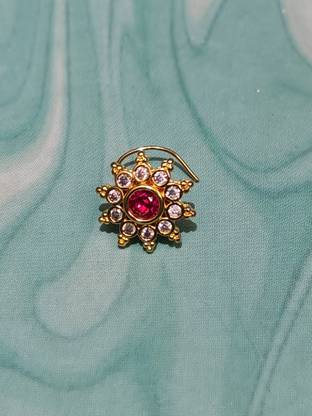 Abhesha Jewellery Alloy Nose Stud