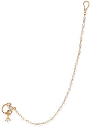 ACCESSHER Gold-plated Plated Brass Nose Ring